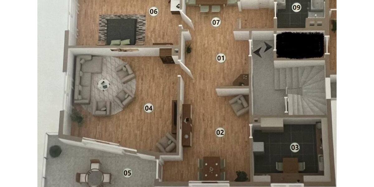 Etagenwohnung Frammersbach - 3 Zimmer, 120 m&sup2;, 1.100&euro; | Angebot:26439388