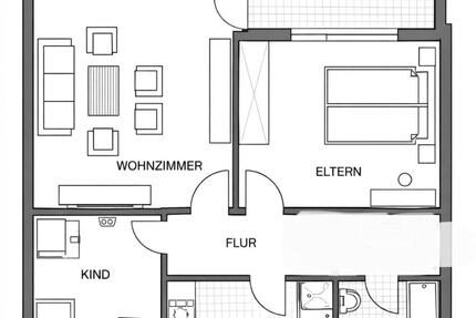 Wohnung Stade Altländer Viertel - 3 Zimmer, 66 m&sup2;, 774&euro; | Angebot:25158681