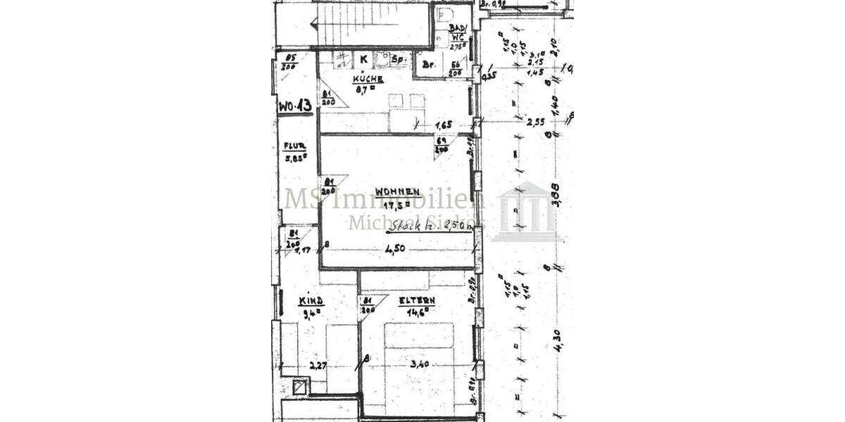 Etagenwohnung Lampertheim - 2 Zimmer, 58 m&sup2;, 650&euro; | Angebot:24811682