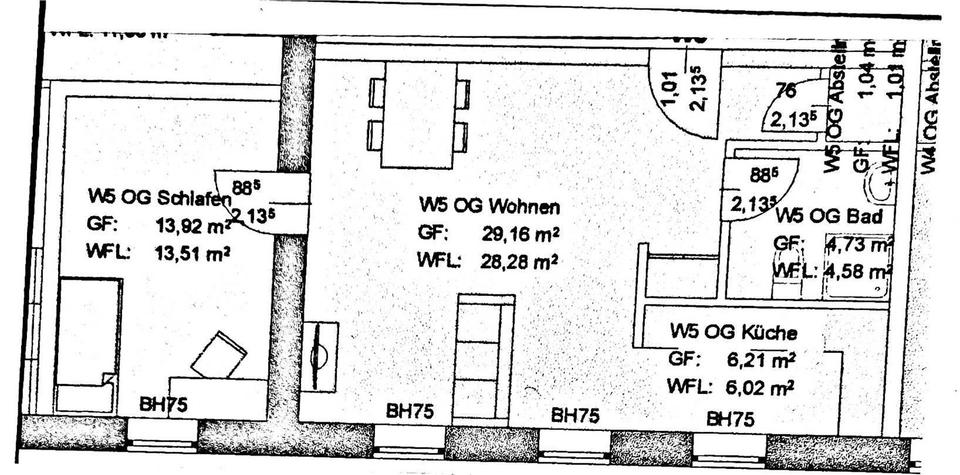 Etagenwohnung Sagard - 2 Zimmer, 55 m&sup2;, 525&euro; | Angebot:25381568