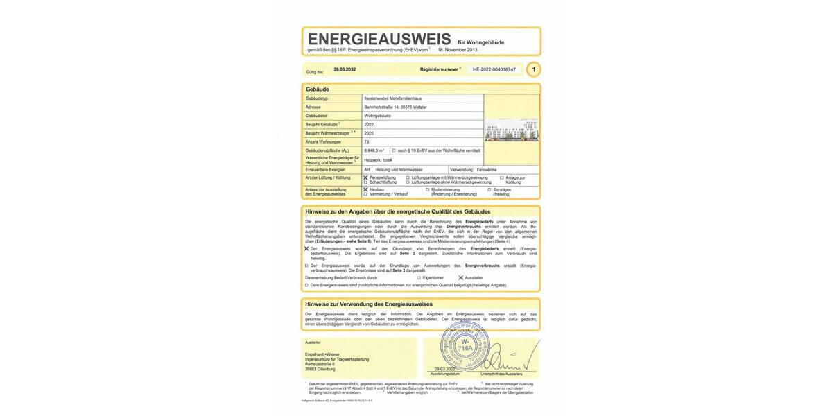 Etagenwohnung Wetzlar Altenberger Straße - 2 Zimmer, 71 m&sup2;, 750&euro; | Angebot:26539101