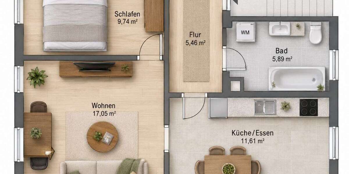 Zimmer Leipzig Nord - 2 Zimmer, 1.290&euro; | Angebot:27069280