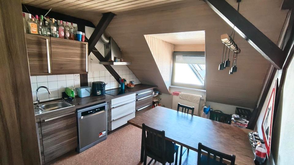 Dachgeschoßwohnung Karlsruhe Hagsfeld - 1 Zimmer, 24 m&sup2;, 600&euro; | Angebot:26495333