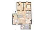 Erdgeschoßwohnung Braunschweig Heidberg-Melverode - 3 Zimmer, 80 m&sup2;, 1.130&euro; | Angebot:26698889
