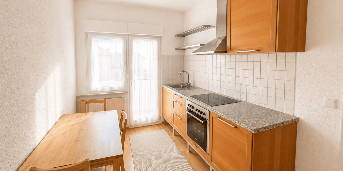 Etagenwohnung Pforzheim Innenstadt - 2 Zimmer, 51 m&sup2;, 660&euro; | Angebot:26832147