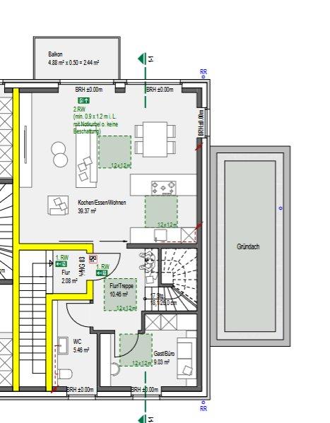 Maisonettenwohnung Heiden - 4 Zimmer, 106 m&sup2;, 1.480&euro; | Angebot:26483505