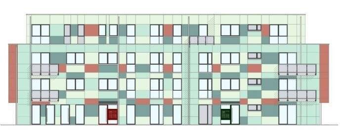 4 Zimmer Neubauwohnung ,Aufzug & Balkon 120 qm, 2.OG,mitte, bedingt barrierefrei 4 zimmer