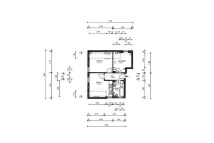 Wohnung Netphen - 2 Zimmer, 44 m&sup2;, 390&euro; | Angebot:25443940