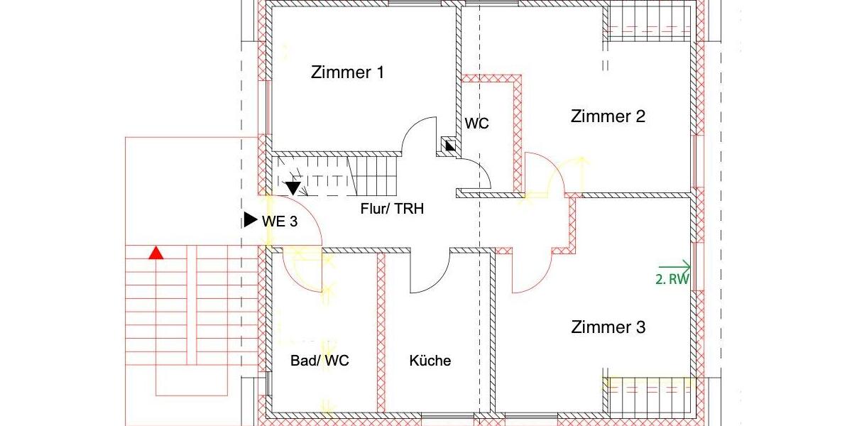 Maisonettenwohnung Stuttgart Stuttgart-Süd - 4 Zimmer, 80 m&sup2;, 530&euro; | Angebot:26656543