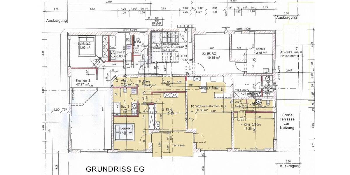 AUMÜLLER-Immobilien - Moderne energiesparsame 4-Zi-EG-Wohnung mit überdachtem Balkon und Carport 4 zimmer