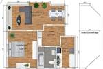 Etagenwohnung Leisnig Kroptewitz - 2 Zimmer, 55 m&sup2;, 295&euro; | Angebot:25996861