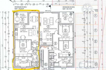 Wohnung Schlüchtern - 2 Zimmer, 76 m&sup2;, 1.100&euro; | Angebot:24878823