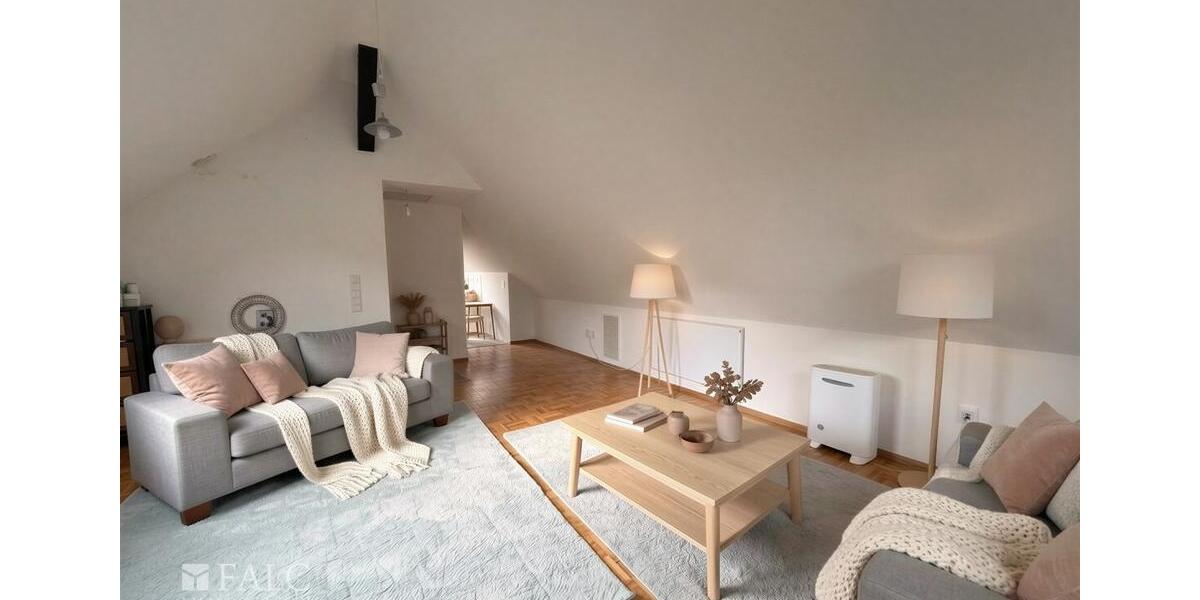 Dachgeschoßwohnung Essen Stadtbezirk VIII - 1 Zimmer, 50 m&sup2;, 600&euro; | Angebot:26547037