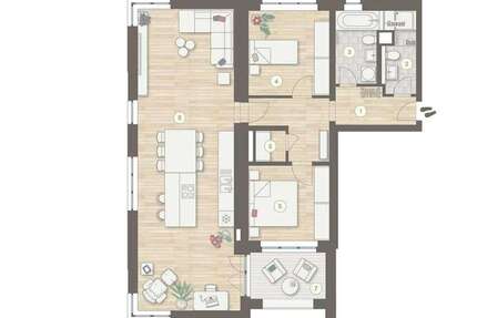 Wohnung Wustermark - 3 Zimmer, 100 m&sup2;, 1.345&euro; | Angebot:25904103