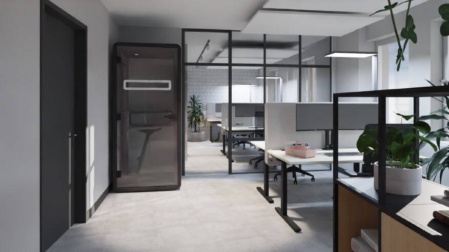 Frisch renovierte Arbeitsplätze ! - All-in-Miete