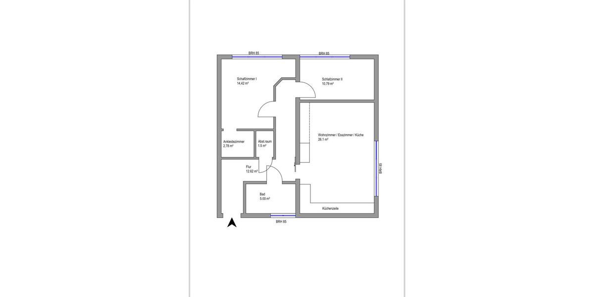 Moderne Wohnung in zentraler Lage von Rheda-Wiedenbrück zu vermie 3 zimmer