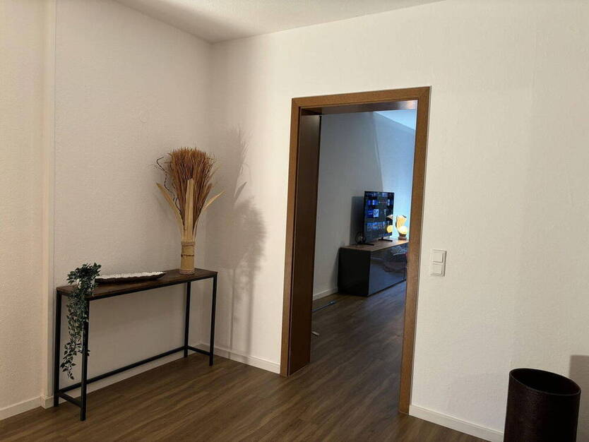 vollständig möblierte Erdgeschoßwohnung mit Garten, Neuss Allerheiligen, 2Zi KüDB