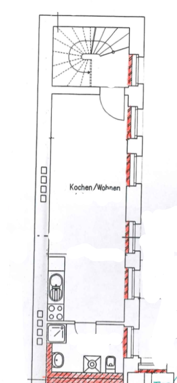 helle 3 Zimmer-Maisonette-Wohnung mit Einbauküche ***ab sofort verfügbar***