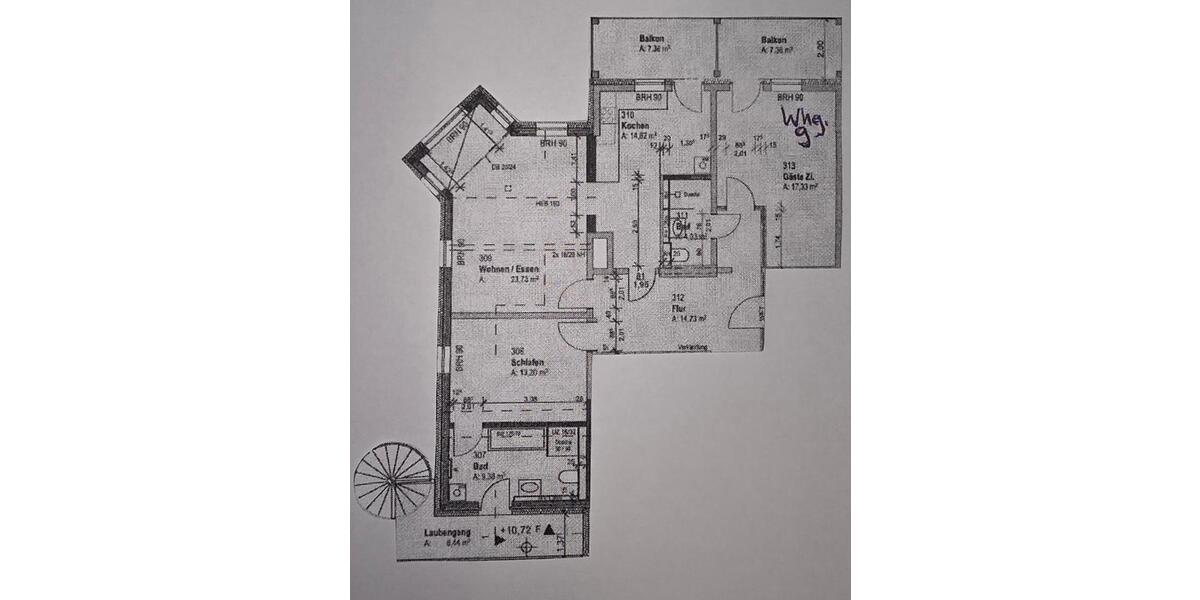 Etagenwohnung Elgersburg - 3 Zimmer, 104 m&sup2;, 1.090&euro; | Angebot:24816436
