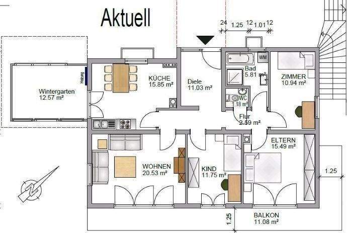 4-Zimmer-Wohnung in Fischerbach 4 zimmer
