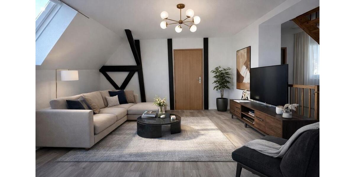 Dachgeschoßwohnung Bad Schmiedeberg - 4 Zimmer, 125 m&sup2;, 750&euro; | Angebot:25714357