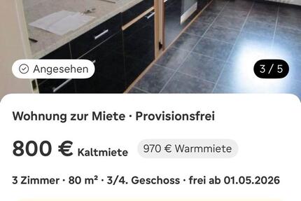 Wohnung Freilassing - 2 Zimmer, 80 m&sup2;, 970&euro; | Angebot:25129162