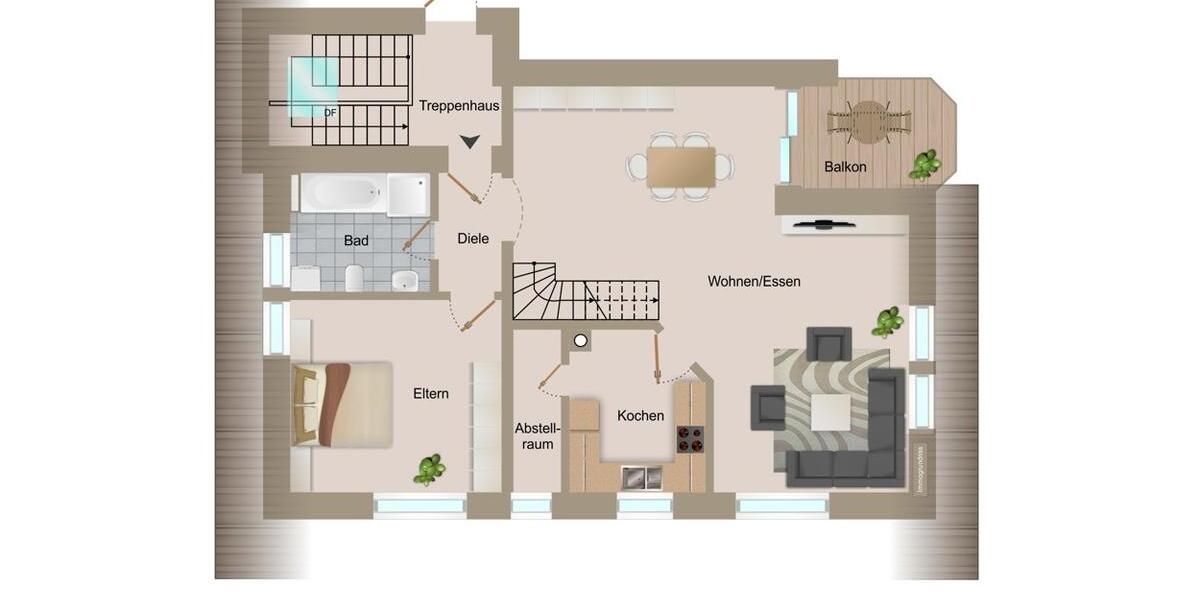Maisonettenwohnung Sasbachwalden - 4 Zimmer, 112 m&sup2;, 1.680&euro; | Angebot:26531688