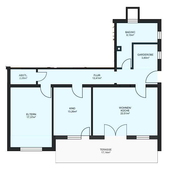 Erdgeschoßwohnung Aidlingen - 3 Zimmer, 89 m&sup2;, 1.400&euro; | Angebot:26279707