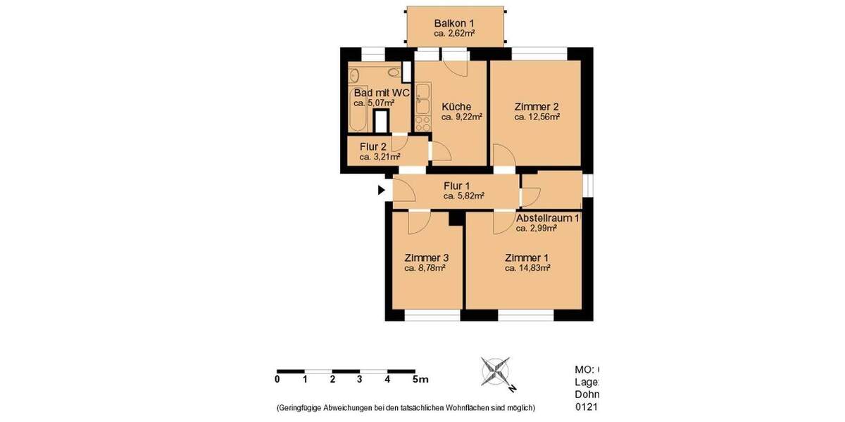 charmante frisch sanierte Wohnung mit Balkon sucht neue Mieter 3 zimmer