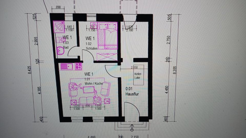 Erdgeschoßwohnung Perleberg - 2 Zimmer, 34 m&sup2;, 285&euro; | Angebot:25161902