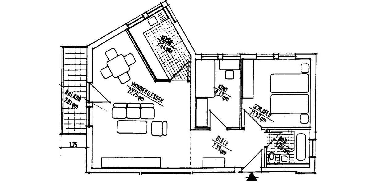 Etagenwohnung Neuhaus am Rennweg - 3 Zimmer, 68 m&sup2;, 420&euro; | Angebot:25022149