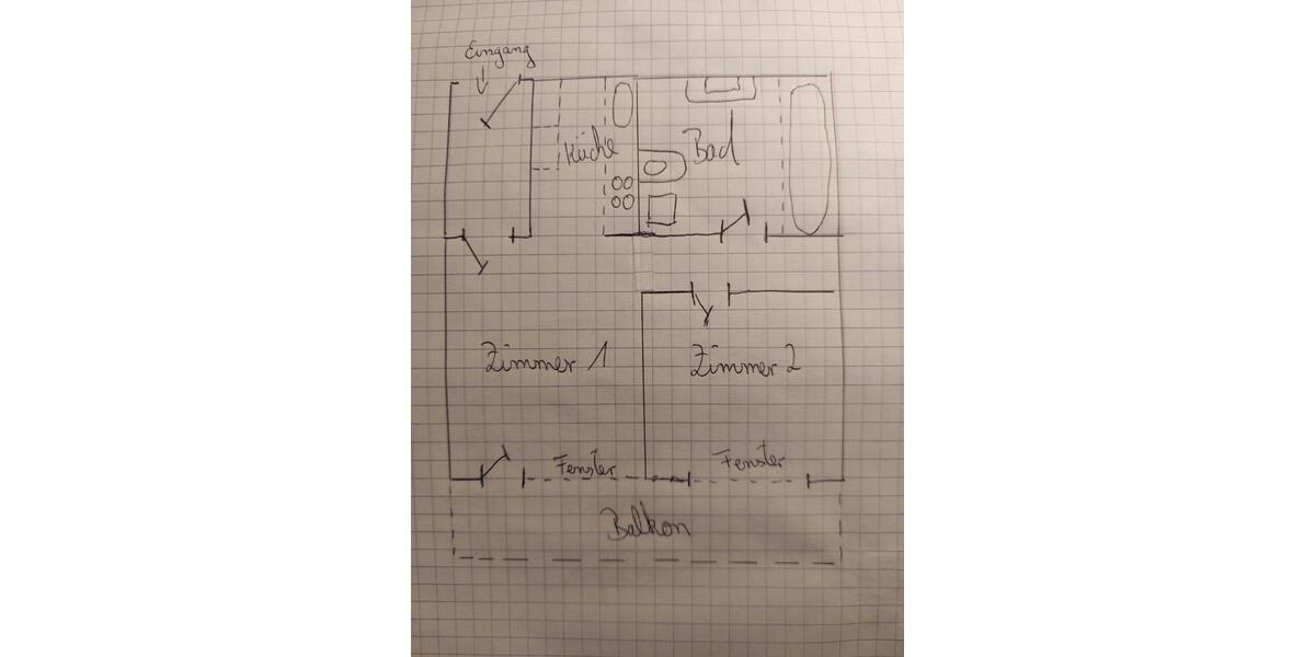 Etagenwohnung Ludwigshafen am Rhein Parkinsel - 2 Zimmer, 48 m&sup2;, 440&euro; | Angebot:26688040