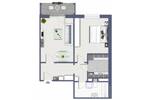 Etagenwohnung Chemnitz Kappel - 2 Zimmer, 53 m&sup2;, 294&euro; | Angebot:26930570