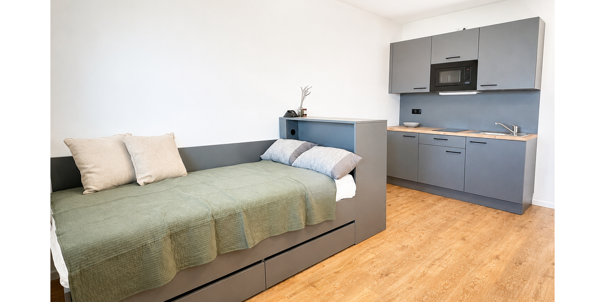 Etagenwohnung Strausberg - 1 Zimmer, 24 m&sup2;, 700&euro; | Angebot:26803512
