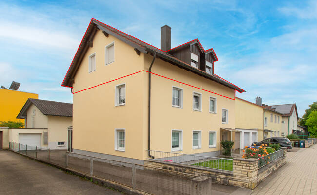 3 ZKB Dachgeschoss Wohnung - Zentrumsnah