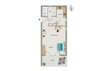 Etagenwohnung Dortmund - 1.5 Zimmer, 52 m&sup2;, 688&euro; | Angebot:26527098