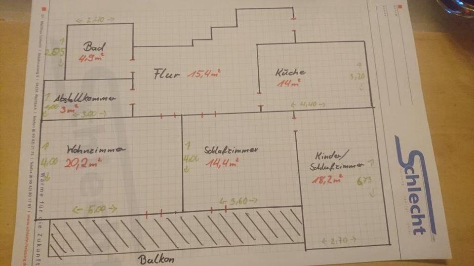 Dachgeschoßwohnung Böbrach - 3 Zimmer, 90 m&sup2;, 610&euro; | Angebot:25944628