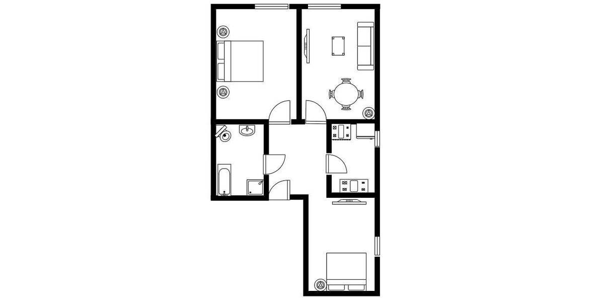 Etagenwohnung Stauchitz - 3 Zimmer, 55 m&sup2;, 385&euro; | Angebot:23971777