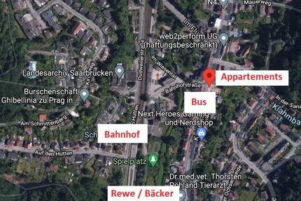 Wohnung Saarbrücken Scheidt - 1 Zimmer, 37 m&sup2;, 485&euro; | Angebot:25086759