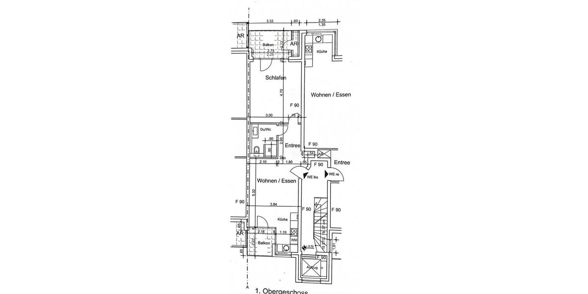 Etagenwohnung Düsseldorf Stadtbezirk 8 - 2 Zimmer, 59 m&sup2;, 940&euro; | Angebot:26581508
