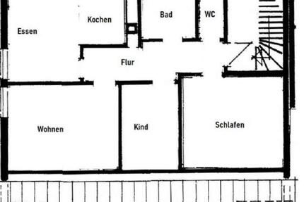 Wohnung Backnang - 3 Zimmer, 60 m&sup2;, 870&euro; | Angebot:24344084