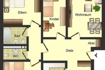 Wohnung Grevenbroich - 4 Zimmer, 95 m&sup2;, 939&euro; | Angebot:25268209