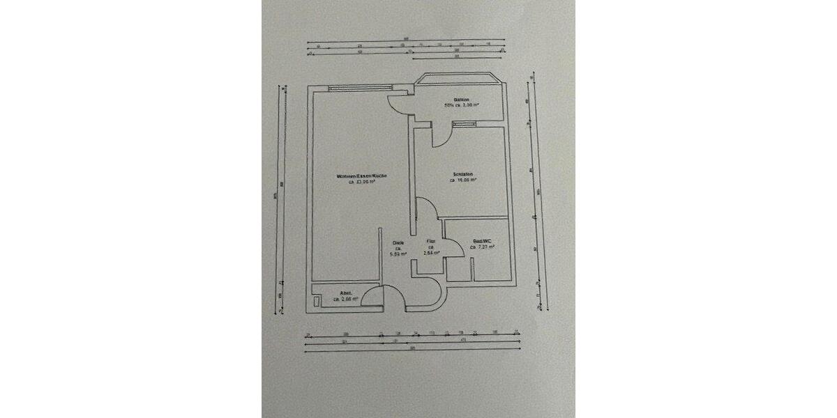Erdgeschoßwohnung Waldshut-Tiengen Tiengen - 2 Zimmer, 71 m&sup2;, 700&euro; | Angebot:26630889