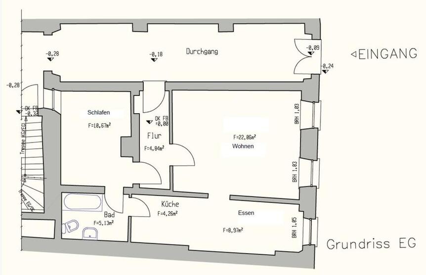 Wohnung in der oberen Stadt