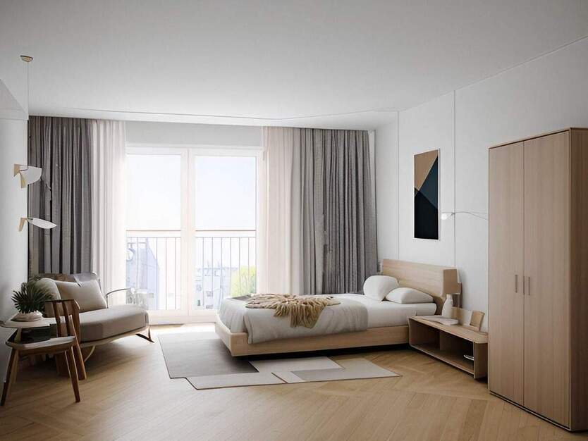 Neubau-Erstbezug! Stilvolle 1-Zimmer-Wohnung in zentraler Lage 1 zimmer