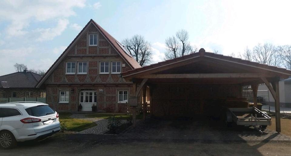 EFH Fachwerkhaus, freistehend, 1.900 m2 Grundstück Doppelcarport 4 zimmer