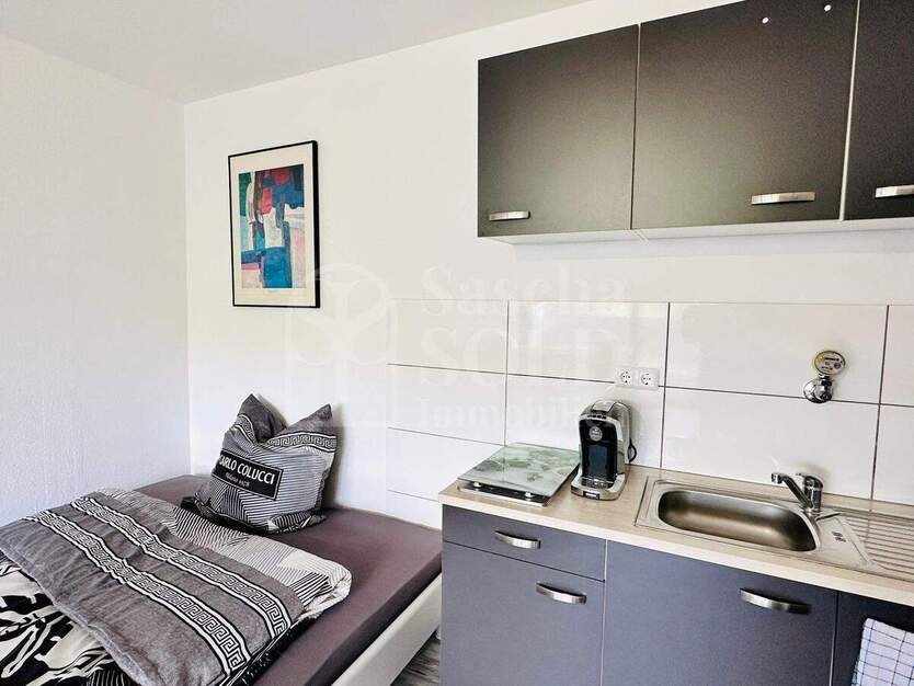 Möbliertes Apartment mit Loggia, Küche & modernem Bad - ideal für Rentner, Nähe Saarbrücken-Güdingen 1 zimmer