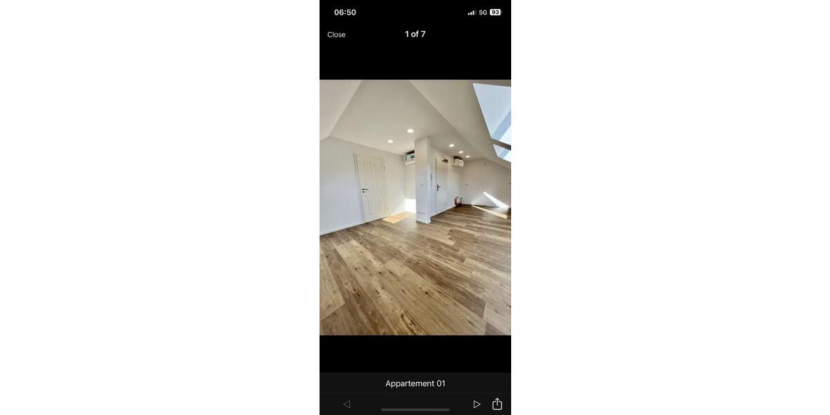 Dachgeschoßwohnung Bleckede - 1 Zimmer, 35 m&sup2;, 770&euro; | Angebot:26645767