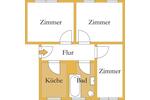 Etagenwohnung Köthen (Anhalt) - 3 Zimmer, 57 m&sup2;, 360&euro; | Angebot:26425421