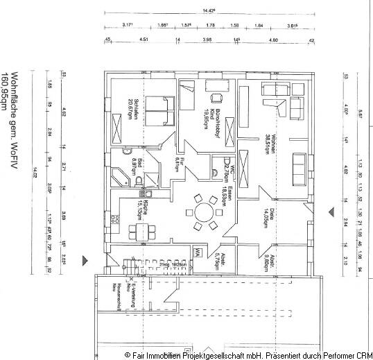 Etagenwohnung Steinkirchen - 4 Zimmer, 161 m&sup2;, 1.400&euro; | Angebot:26498834